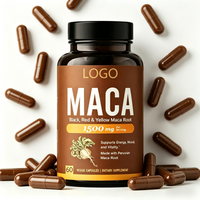 Offre Spéciale – Capsules de Poudre de Racine de Maca à Prix Réduit – Complément Vitalité Noir pour Soutenir l'Endurance Physique et Stimuler la Vitalité Masculine – OEM