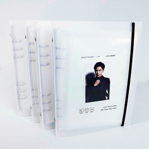 INS versión coreana A5 corazón mate plástico álbum de hojas sueltas cubierta de PP de 3 pulgadas para foto <span class=keywords><strong>Polaroid</strong></span> para chica ventilador libro de almacenamiento de <span class=keywords><strong>fotos</strong></span> - Product Image 3