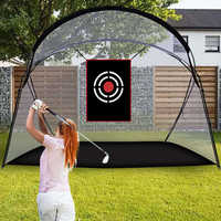 Red de Práctica de Golf con Logotipo Personalizado, Red de Entrenamiento Portátil con Objetivo para Exteriores, Patio Trasero, OEM, ODM