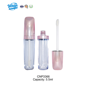 <span class=keywords><strong>Venus</strong></span> Hermosos Tubos Planos Personalizados de 5ml para Brillo Labial, Botellas de Plástico Recargables DIY para Aceite Labial, Colorete y Limpiador Facial con Brocha de 22mm - Product Image 4