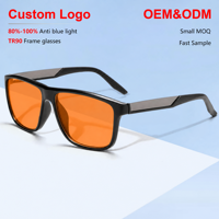 Lunettes de protection oculaire légères Sunray 80%-100% anti-lumière bleue, monture TR90, verres CR39, pour femmes et hommes, lunettes d'ordinateur