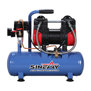 เครื่องอัดอากาศแบบพกพาไร้น้ำมัน <span class=keywords><strong>9</strong></span> <span class=keywords><strong>ลิตร</strong></span> 220V เงียบ ประหยัดพลังงาน สำหรับงานพ่นสี - Product Image 2