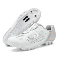 Bottes de cyclisme urbaines EKorid pour hommes et femmes, tige en microfibre respirante et doublure en mesh, chaussures à semelle rigide pour la montagne et la route