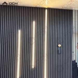 Panneaux acoustiques en bois à lattes ignifuges avec étagère pour auditoriums Absorption acoustique <span class=keywords><strong>HPD</strong></span> disponible et choix de construction sain - Product Image 4