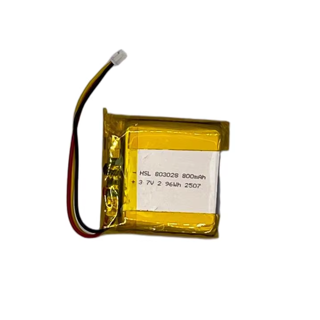 LithoTop Rechargeable 3.7V Liquid Batteries 803028 800mAh with 3 Wires for Speakers Built-in PCM Protection 12-Month Warranty
