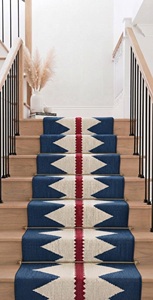 Handwoven Tribal Geometric Wool Jute <b>Runner</b> <b>Rug</b> Southwestern Carpet Accent <b>for</b> Rustic Boho Hallway Entryway Home Decoration - Product Image 3