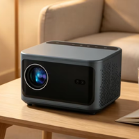 Mini projecteur portable JY540 500 ANSI 1080P AMLOGIC T950S 4K BT5.2 avec haut-parleurs intégrés pour l'enseignement et les affaires sans fil