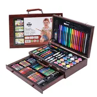 Kit De Arte Dibujo Profesional 143 Piezas Colores Crayolas