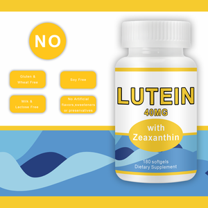 فيتاهيثي أوم/أودم ملصق خاص مصنع توريد الحلال الطبيعية كبسولات لوتين العضوية مع زياكسانثين الفيتامينات العين - Product Image 4