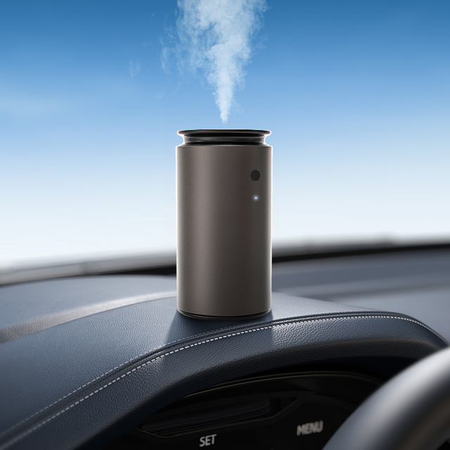 USB Car Diffuser Smart Portable Car Air Perfume Essential Oil Aroma Diffuser Car Wholesale Aromatic