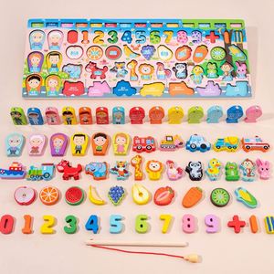 Juguete Montessori de Madera 5 en 1 para Aprender Matemáticas y Números con Alfabeto - Product Image 6