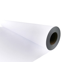 Eco-Solvent High Tack Noir Colle Retour Imprimable PP Autocollant Film Auto-Adhésif Vinyle Rouleau