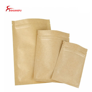 Dicker luftdichter Beutel Kraftpapier-Druck verschluss beutel - Product Image 5