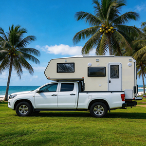 Meilleures ventes : <span class=keywords><strong>Camping</strong></span>-<span class=keywords><strong>car</strong></span> pick-up à coque rigide avec salle de bain, cuisine et espace repas, léger et durable pour le <span class=keywords><strong>camping</strong></span> en plein air - Product Image 1