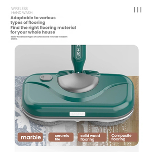 Serpillère électrique rotative sans fil motorisée personnalisée OEM avec seau auto-nettoyant et double tête pour sols en bois dur - Product Image 3