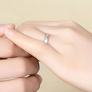 Anillos De Pareja Silver Plated Romantic Heart Creative <b>Couple</b> <b>Ring</b> Wedding <b>Ring</b> Adjustable Open Wedding <b>Couple</b> <b>Ring</b> - Product Image 3