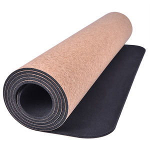 Imprimé personnalisé Recyclé Liège Tapis de Yoga En Caoutchouc Naturel Dans Le Sac - Product Image 2