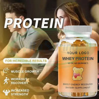 Gummies protéinés VitaSpring Whey Protein, marque privée, compléments énergétiques halal, gummies protéinés