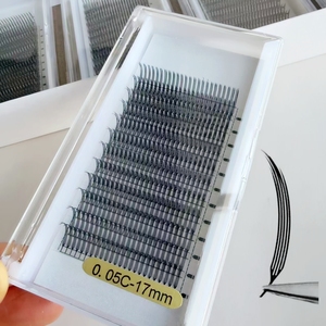 Nouvel Arrivage Extensions de Cils Ultra Fines 0.07 Anime en Matériau PBT Doux pour Courbure D Volume Complet Effet Comic 7mm - Product Image 2