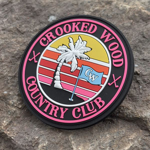 <strong>PVC</strong> Patches Embossed Iron Clothing Custom logo Heat Transfer Vinyl Rubber Garment <strong>Labels</strong> for Clothes - Product Image 1