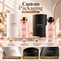 Boîte de parfum de luxe OEM et flacon de parfum vide de 50 ml, design unique, flacon de parfum unique de 30 ml, 100 ml avec emballage boîte
