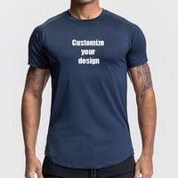 Camiseta Deportiva de Poliéster 100% de Alta Calidad, con Serigrafía, Tejido Sólido de Secado Rápido, Personalizable para Gimnasio y Entrenamiento, para Hombre