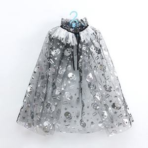 Capa de disfraz infantil de malla fina con tirantes, estilo princesa, para fiestas y regalos - Product Image 1