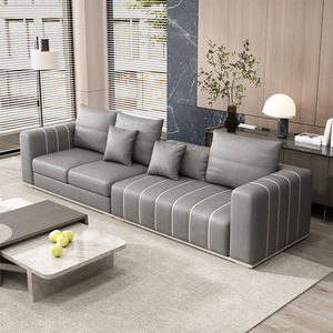 Set di Divani di Lusso in Stile Italiano, <span class=keywords><strong>Divano</strong></span> Moderno Nordico Minimalista per Soggiorno - Product Image 2