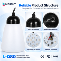 Lampe décorative LED RGB à effet de respiration forestière, lumière à pixels SPI UCS2903, éclairage paysager à changement de couleur, décoration de parc à thème
