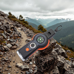 GoalFitアウトドア卸売7-in-1ホイッスルコンパスアウトドアアクセサリー多機能サバイバルホイッスル - Product Image 2