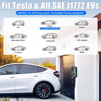 Pour la norme UL 7/9.6/11.5KW AC Station de charge murale pour voitures EV 32/40/48A TYPE1 J1772 Usage commercial et domestique