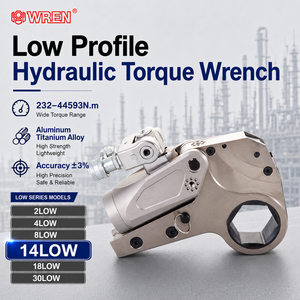 Clé dynamométrique hydraulique compacte à bras de réaction certifiée TUV, à profil bas, offrant une précision de plus ou moins 3 % pour les centrales électriques - Product Image 1