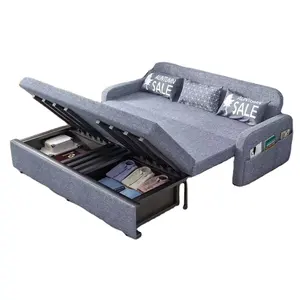 Nuovo divano letto funzionale salvaspazio e confortevole per soggiorno