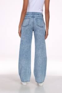 กางเกงยีนส์สตรีทแวร์สำหรับผู้หญิงกางเกงยีนส์ Y2k ทรงหลวมสไตล์สโนว์ซักได้ตามแฟชั่น - Product Image 5