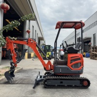 Mini-excavatrice sur chenilles ME18 de 1,8 tonne, certifiée CE Euro5 EPA, avec chenilles en caoutchouc, garantie chenilles 1 an, pour travaux agricoles et de construction