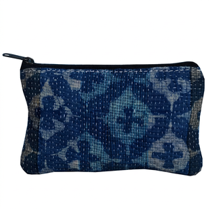 Vintage New Pattern Indigo Kantha <b>Wallet</b> - Product Image 1