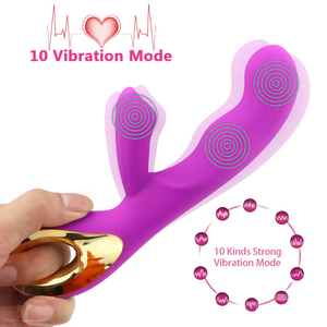 Vibrador Coelho em Promoção, Estimulador Automático Telescópico para Ponto G e Clitóris, Brinquedos Sexuais para Mulheres Adultas - Product Image 2