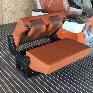 Asiento Doble Reversible Chengbo Van <span class=keywords><strong>Camper</strong></span> Life para Autocaravanas Pequeñas, Asiento para RV con Cuero de Microfibra de Lujo Impermeable FBN-100 - Product Image 5