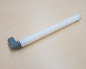 Accesorios de PVC para Control de Dirección de Aire, Codo de Tubería de Aireación Kansaikako, Modelo 13A P24-05, Japón - Product Image 2