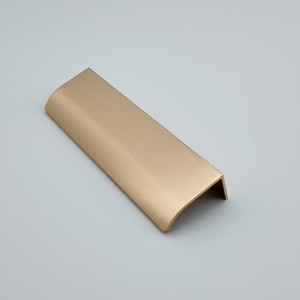 Puxadores Ocultos de Alumínio Dourado para Gavetas de Armário, Hardware de Perfil de Alumínio para Armário de Cozinha - Product Image 2
