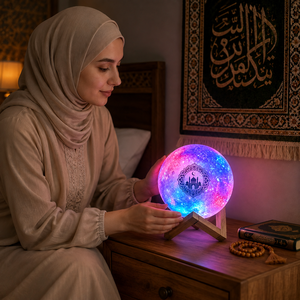 Haut-parleur Coranique QB512 à Succès Commercial, Lecteur Coranique Numérique, Contrôle Tactile Bluetooth, Lampe LED, Télécommande via APP, Prix Usine - Product Image 5