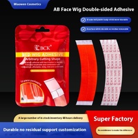 Nouveau filet de perruque transfrontalier AB Surface Arc, film adhésif double face, imperméable, résistant à la transpiration, pour réutilisation de cheveux, sans trace, avec sac