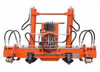 Équipement d'entretien des voies ferrées : Machine de levage hydraulique de type portique 150 kN, vérin de voie ferrée en acier inoxydable, système 20 MPa