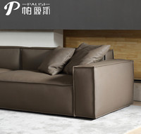 Ästhetik Nubuk stoff Sectional Italian Sofa Set Würfel form Design Nordic L-förmige Couch Set Minimalismus Wohnzimmer Sofa Set