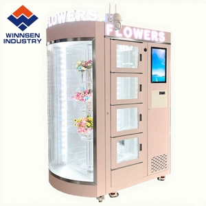 Distributeur automatique de fleurs fraîches Winnsen 24h/24 et 7j/7 avec réfrigérateur et paiement sans argent liquide - Product Image 2