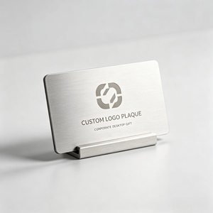 Adorno Metálico para Escritorio de Celebración Anual de la Empresa, Letrero en Relieve 3D de Aluminio Sólido CNC, Acabado Anodizado Personalizado - Product Image 2