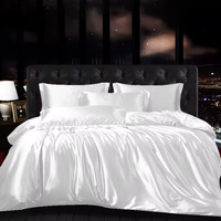 Ensemble de literie de luxe en vente chaude, couette en soie taille King, édredon, drap de lit de mariage, housse de couette taille Queen