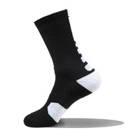 Chaussettes de basket-ball durables pour hommes, bonneterie de qualité supérieure, colorées, décontractées, blanches, noires, grises, sport, chaussettes longues respirantes