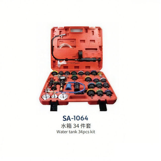 Vacuum Type Cooling System Kit Car Radiator Pressure Tester Water Tank Leak Detector Tools Manual Vacuum Pump Tool Set