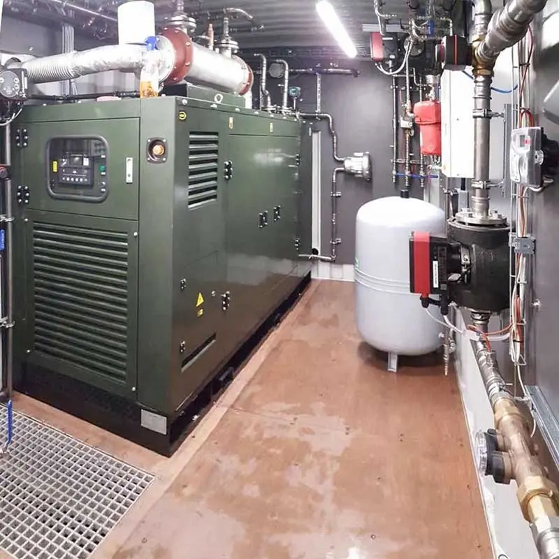 Biogas Generator Super senyap 30kw 37,5 kVA Cng Generator Gas alami terkompresi bertenaga oleh Cummins mesin